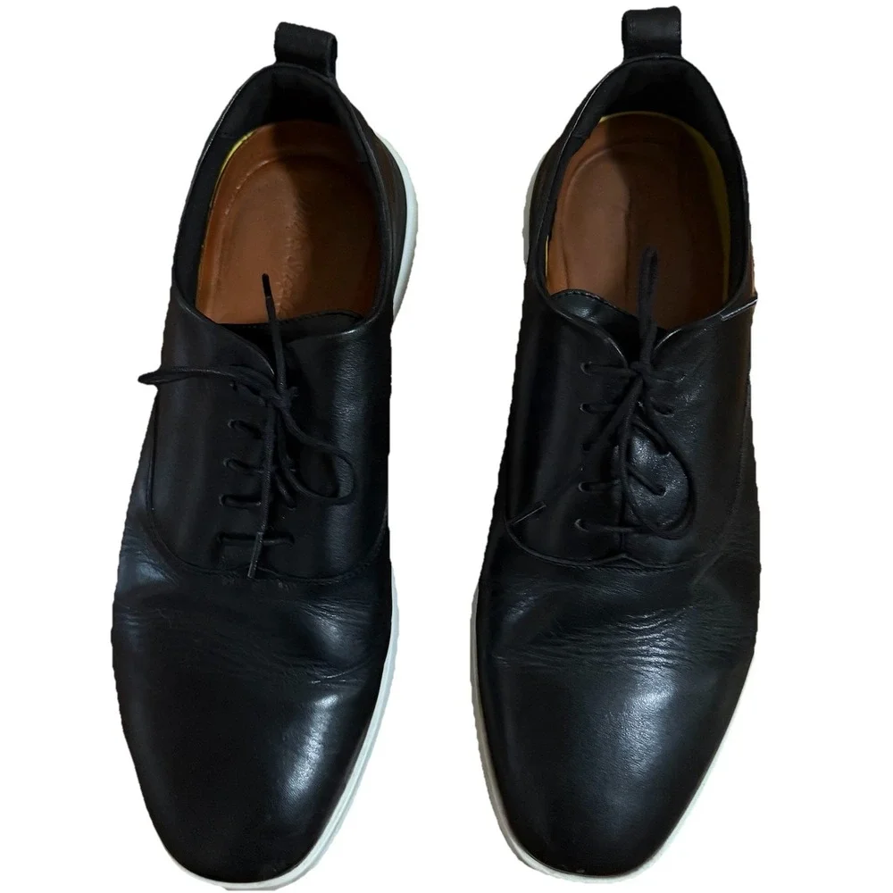 Wolf and‎ Shepherd Crossover Longwing Leather Shoes Mens Size 10 M Black Lace Up